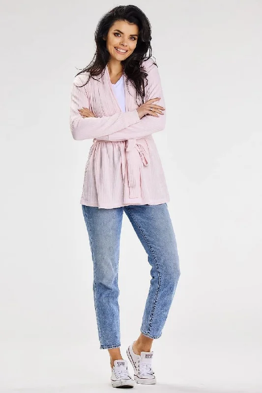 Cardigan awama Hooded Cardigan Collared Cardigan Shawl Collar