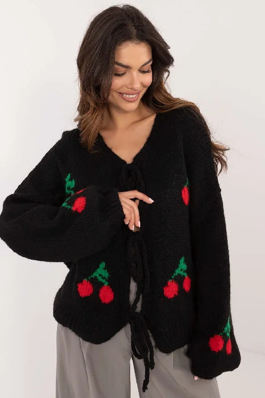 Cardigan Italy Moda Embroidered Appliqued Beaded