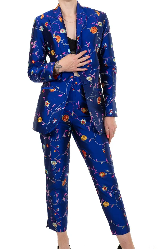 Classic Blazer in African Cobalt Slim Fit Blazer