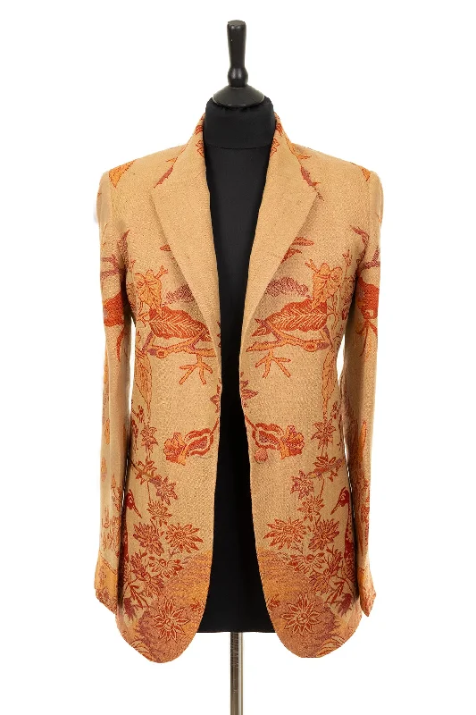 Classic Blazer in Burnt Hessian Women's Casual Suit