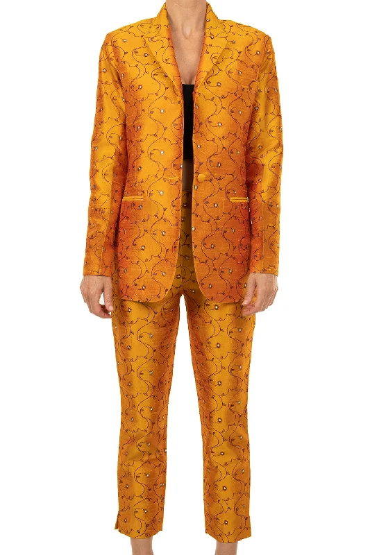 Classic Blazer in Jumoke Sun New Women's Blazer