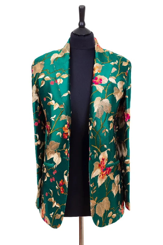 Classic Blazer in Magnificent Teal Spring Women's Coat