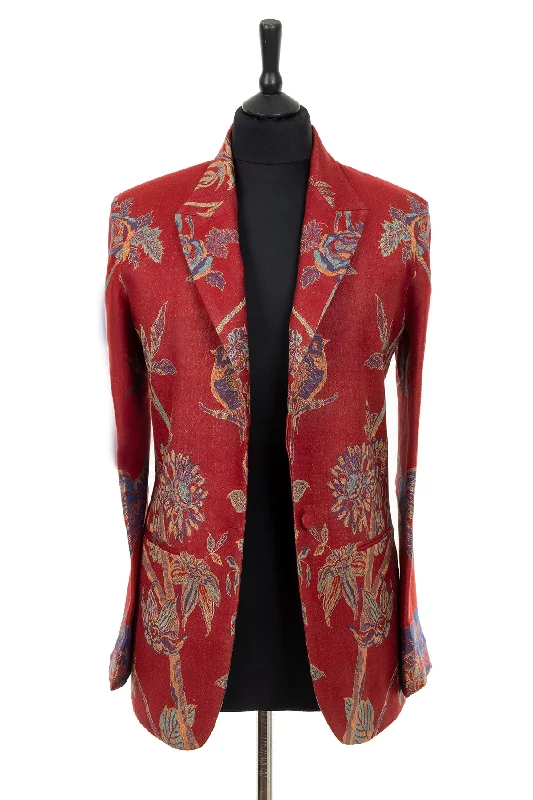 Classic Blazer in Venetian Red Women's Vintage Suit