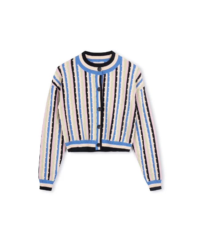 Colorful Knit Cardigan Velvet Chenille Corduroy
