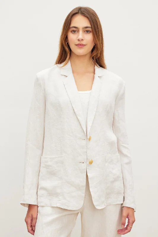 LENNY HEAVY LINEN BLAZER Women's Classic Suit
