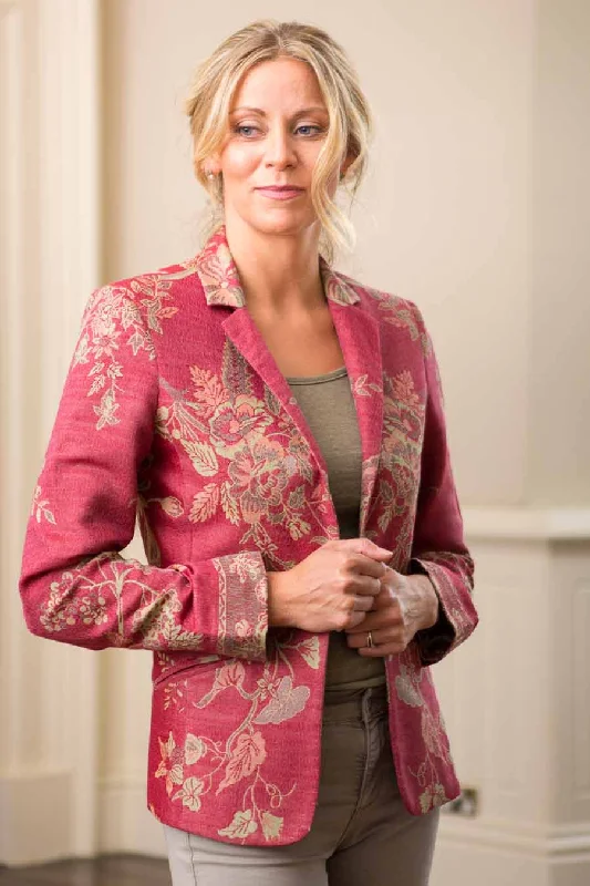 Nina Blazer in Moss Rose Women's Advanced Suit