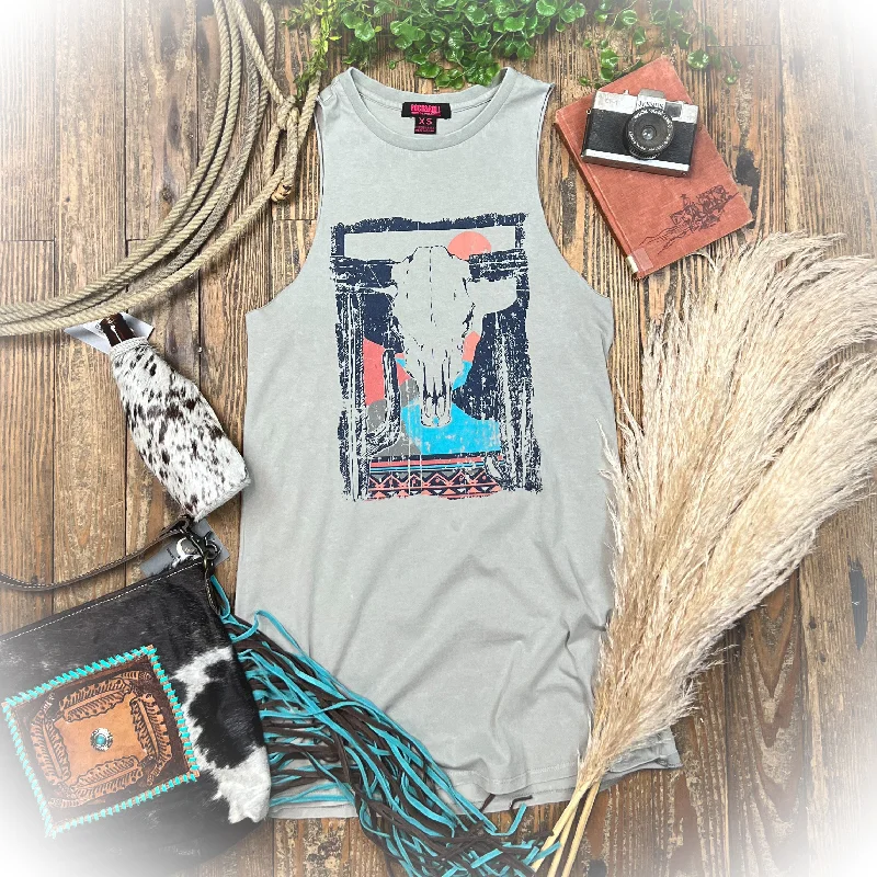 Outlaw Nation Tank Top Shirt Dress mint tank top