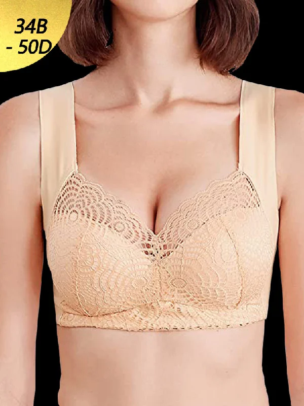 Seamless Comfort Sleep Wireless Bras Lace Tank Top athletic tank top