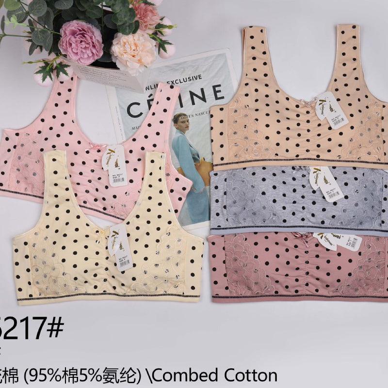 Polka Dots Ladies Blouse tank top |Ladies Blouse Bra|Polka dots blouse bra fitted tank top