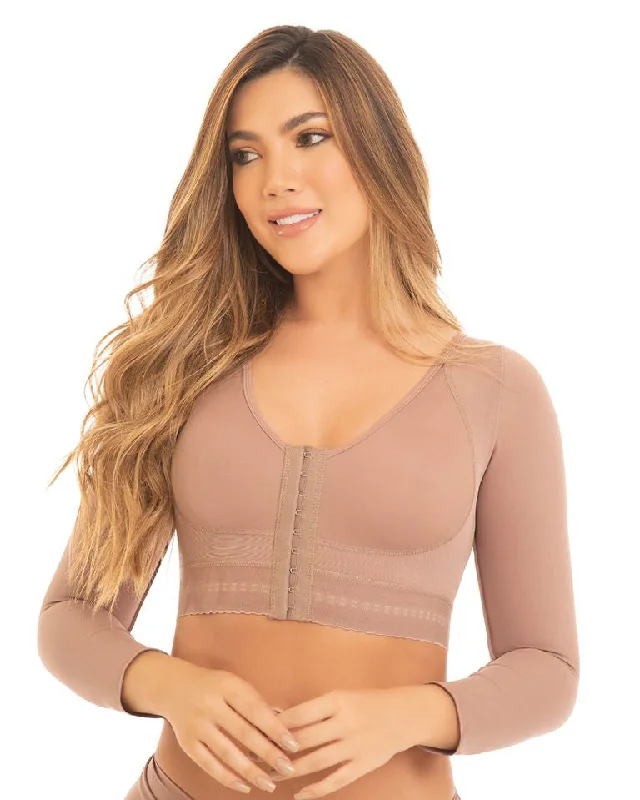 Front Closure Shaping Shaper Tank Top Post Surgery silver tank top
