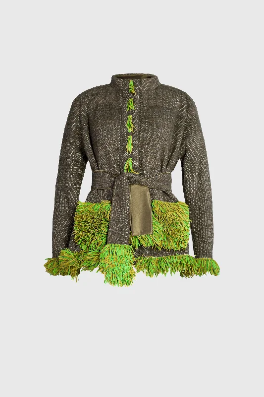 Pine Blazer - Cashmere & Super Merinos Women's Fashion Blazer