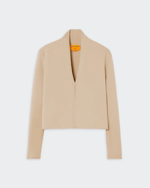 Stealth Cardigan - Dune Wool Cardigan Cotton Cardigan Cashmere Cardigan
