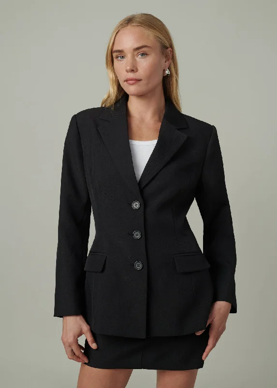 THE CHLOE CINCHED BLAZER Women's Denim Suit