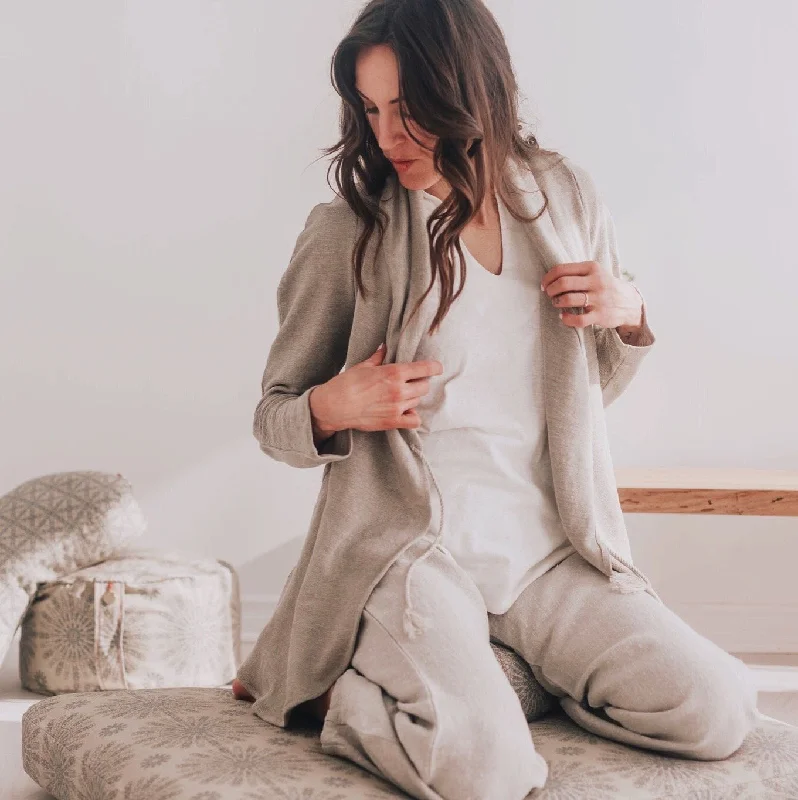 The Lotus Cardigan - Hemp Cardigan Knitwear Sweater