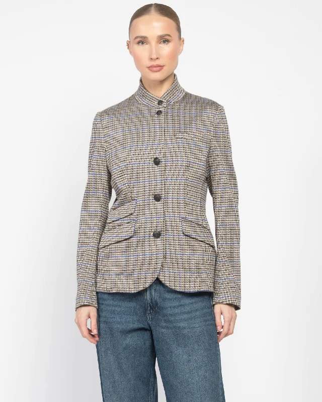 Slade Plaid Blazer Women's High-End Blazer