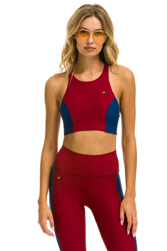 COLOR BLOCK RACER SPORTS BRA - BLAZER Women's High-End Blazer