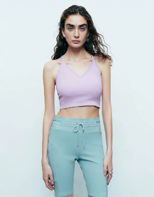 Halter Neck Knitted Tank Top chic tank top