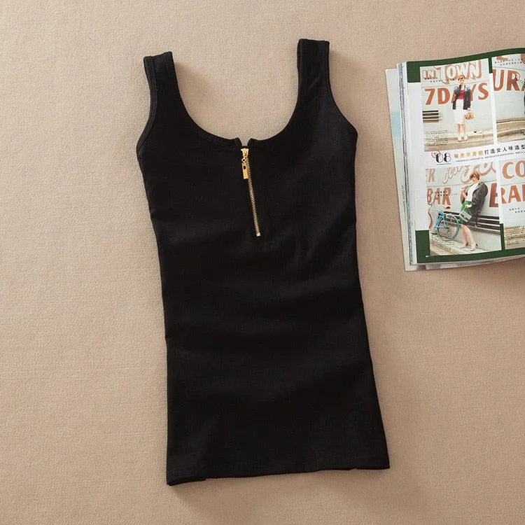 New Arrival Women Fashion Summer casual Solid Cotton Sleeveless Vest Tank Tops t shirt Candy Color Basic Crop Bustier Top Women lounge tank top